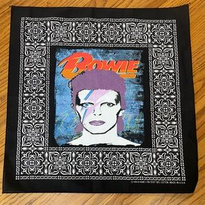 Made in USA David Bowie Black Bandanna
